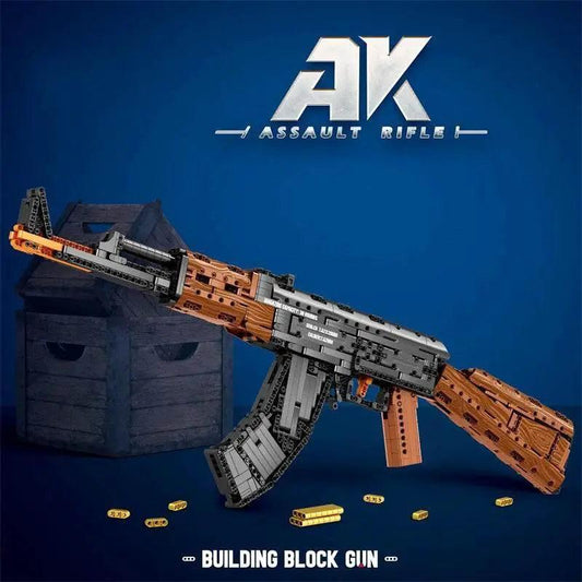 MOC AK47 Assault Rifle Model Building Blocks Military Army Weapon -  ToylandEU™