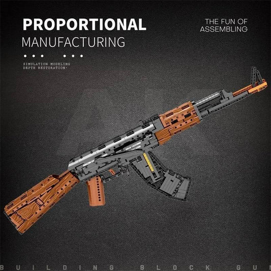  MOC AK47 Assault Rifle Model Building Blocks Military Army Weapon -  ToylandEU™