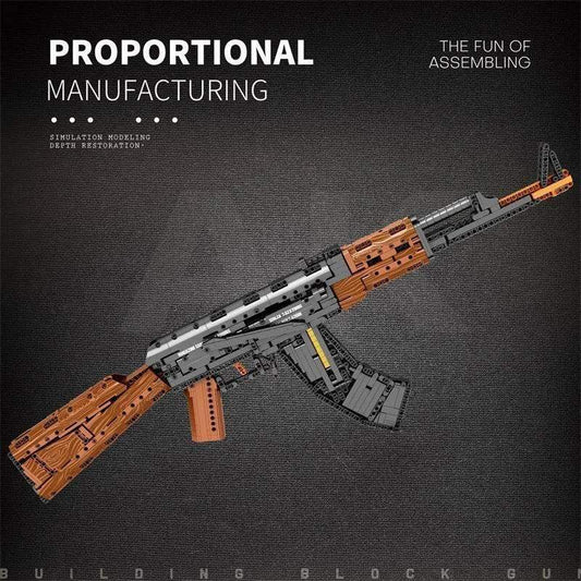 MOC AK47 Assault Rifle Model Building Blocks Military Army Weapon -  ToylandEU™