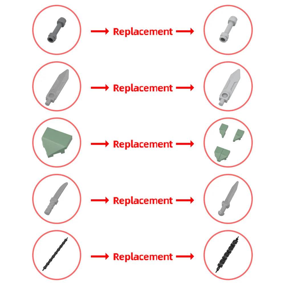 MOC AMP Suit V3 Building Blocks Building Bricks - ToylandEU