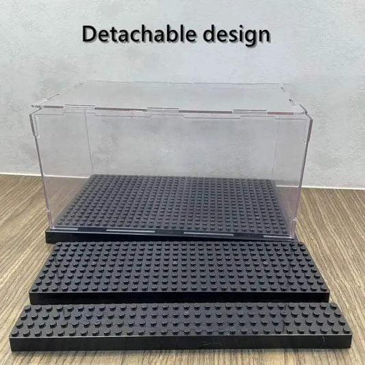  MOC Acrylic Transparent Display Box Building Blocks Model Assemble Dust Cover Figures Toys Protection Showcase Compatible With Brand -  ToylandEU™