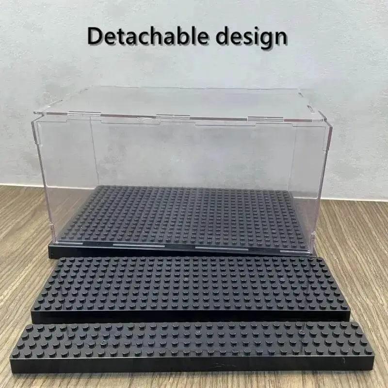  MOC Acrylic Transparent Display Box For Building Blocks Model Assemble Dust Cover Figures Toys Protection Showcase Compatible With Brand -  ToylandEU™