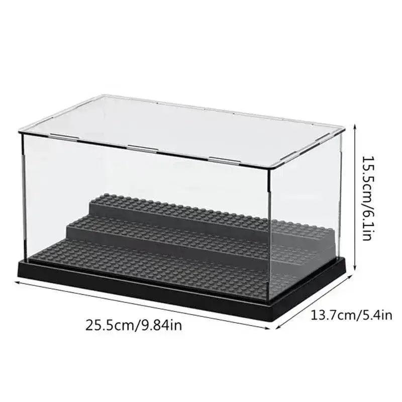  MOC Acrylic Transparent Display Box For Building Blocks Model Assemble Dust Cover Figures Toys Protection Showcase Compatible With Brand -  ToylandEU™