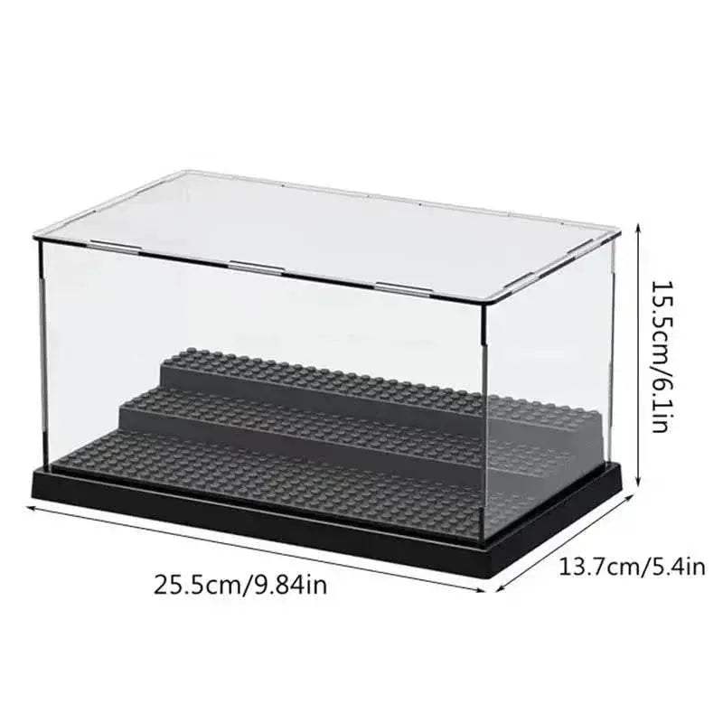 Acrylic Transparent Display Box For Building Blocks Model Assemble Dust Cover Figures Toys Protection Showcase Compatible With Brand - ToylandEU