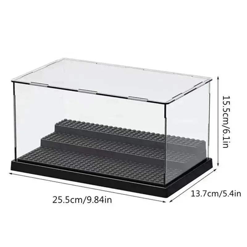 Acrylic Transparent Display Box For Building Blocks Model Assemble Dust Cover Figures Toys Protection Showcase Compatible With Brand - ToylandEU