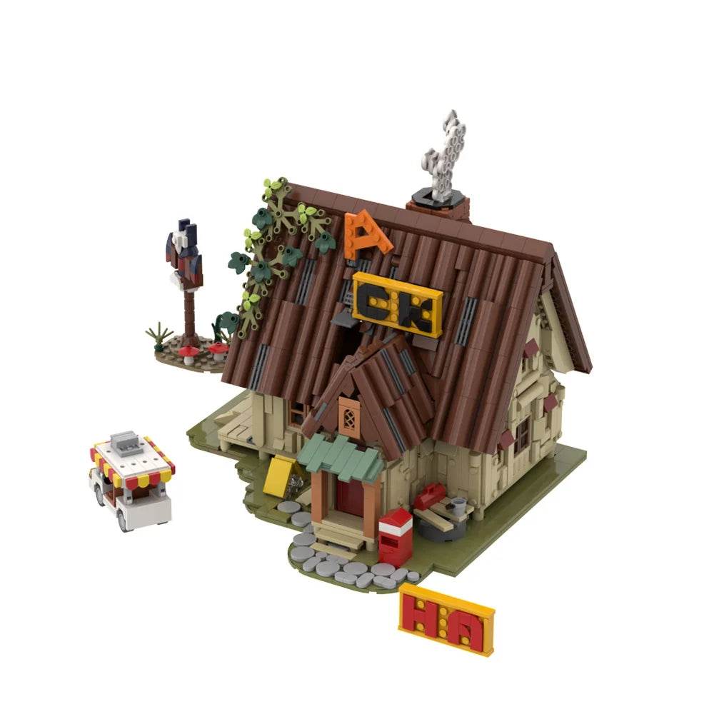 MOC Adventure Animation Gravity Falls House Model Building Blocks Toys - ToylandEU