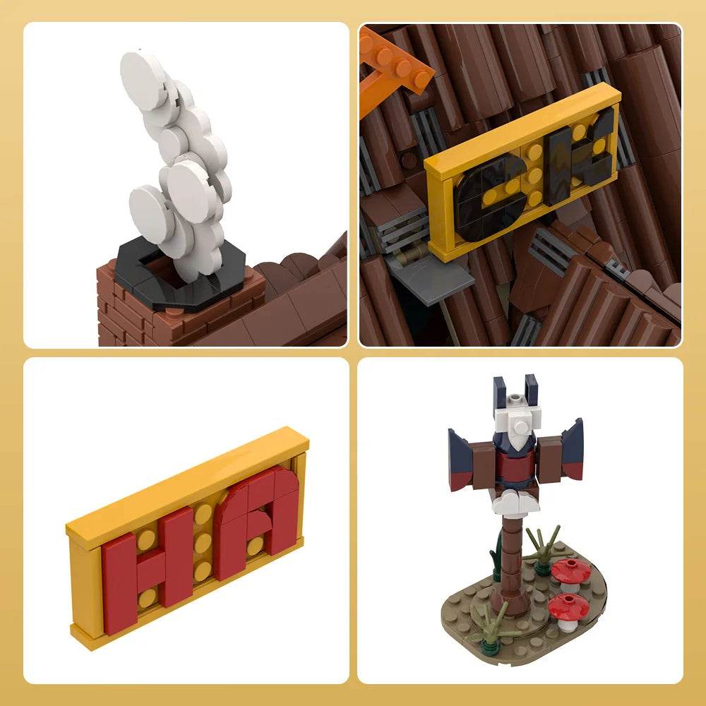 MOC Adventure Animation Gravity Falls House Model Building Blocks Toys - ToylandEU