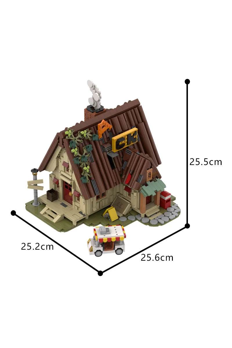 MOC Adventure Animation Gravity Falls House Model Building Blocks Toys - ToylandEU