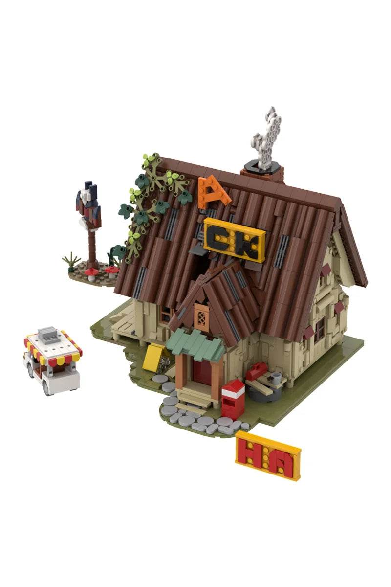 MOC Adventure Animation Gravity Falls House Model Building Blocks Toys - ToylandEU