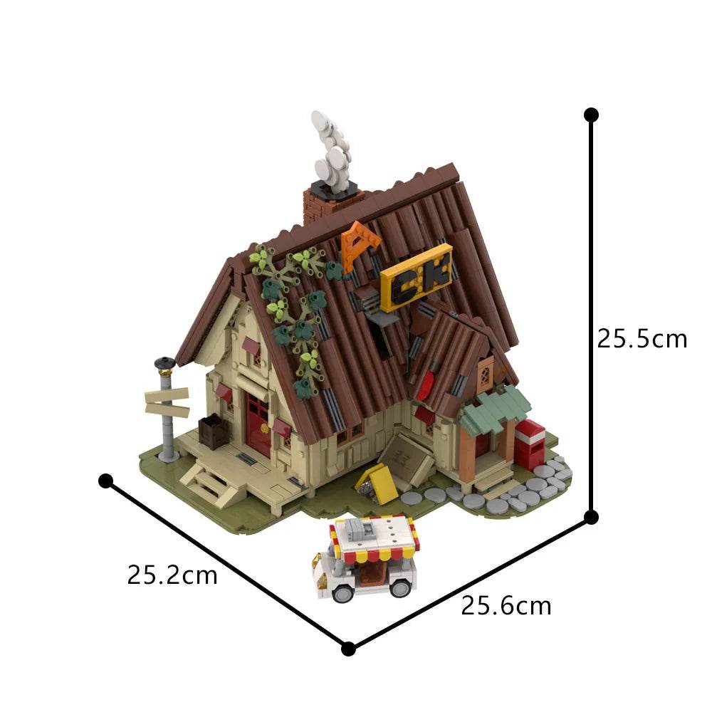 MOC Adventure Animation Gravity Falls House Model Building Blocks Toys - ToylandEU