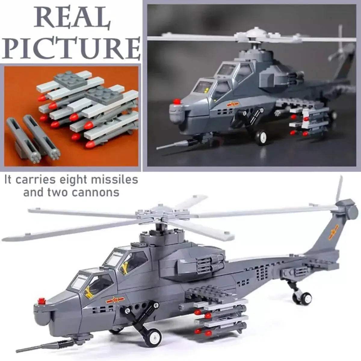 MOC Air Force Building Blocks Aircraft Set For Creative Play Kids - ToylandEU