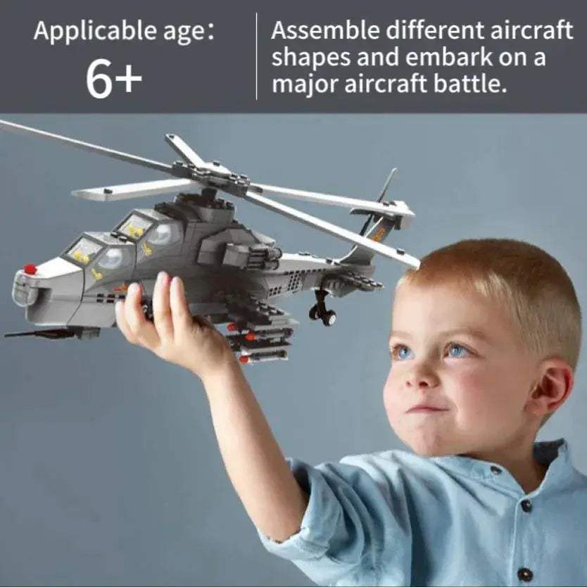 MOC Air Force Building Blocks Aircraft Set For Creative Play Kids - ToylandEU