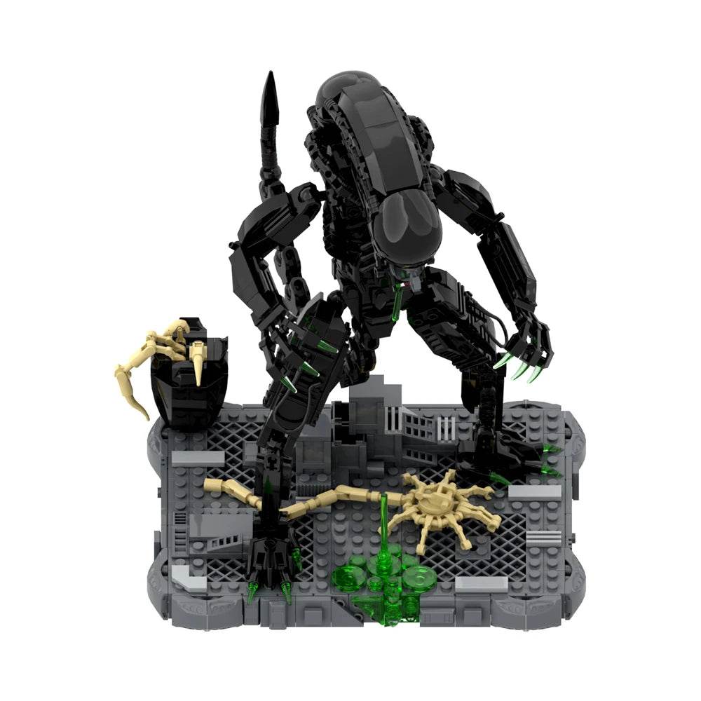 MOC Alien Drooling Monster Building Blocks Toys Set Xenomorph - ToylandEU
