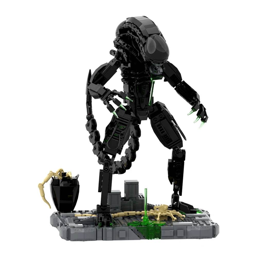 MOC Alien Drooling Monster Building Blocks Toys Set Xenomorph - ToylandEU