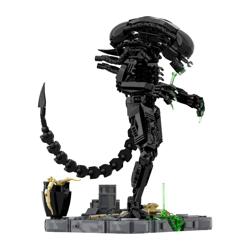 MOC Alien Drooling Monster Building Blocks Toys Set Xenomorph - ToylandEU