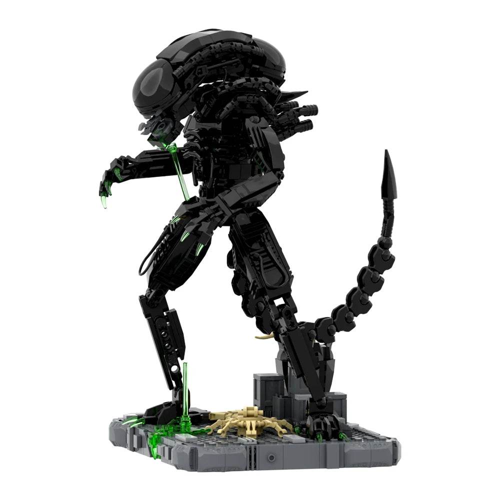 MOC Alien Drooling Monster Building Blocks Toys Set Xenomorph - ToylandEU