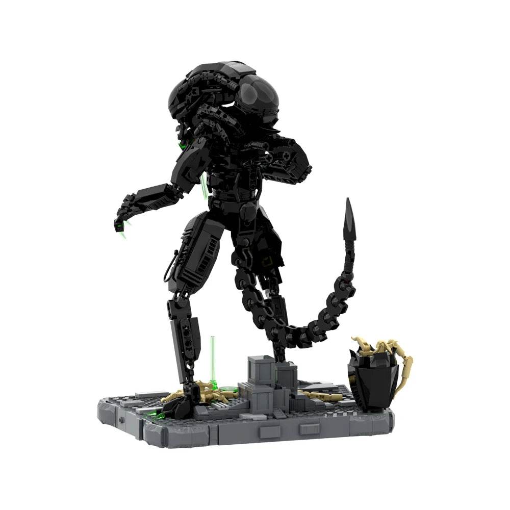 MOC Alien Drooling Monster Building Blocks Toys Set Xenomorph - ToylandEU
