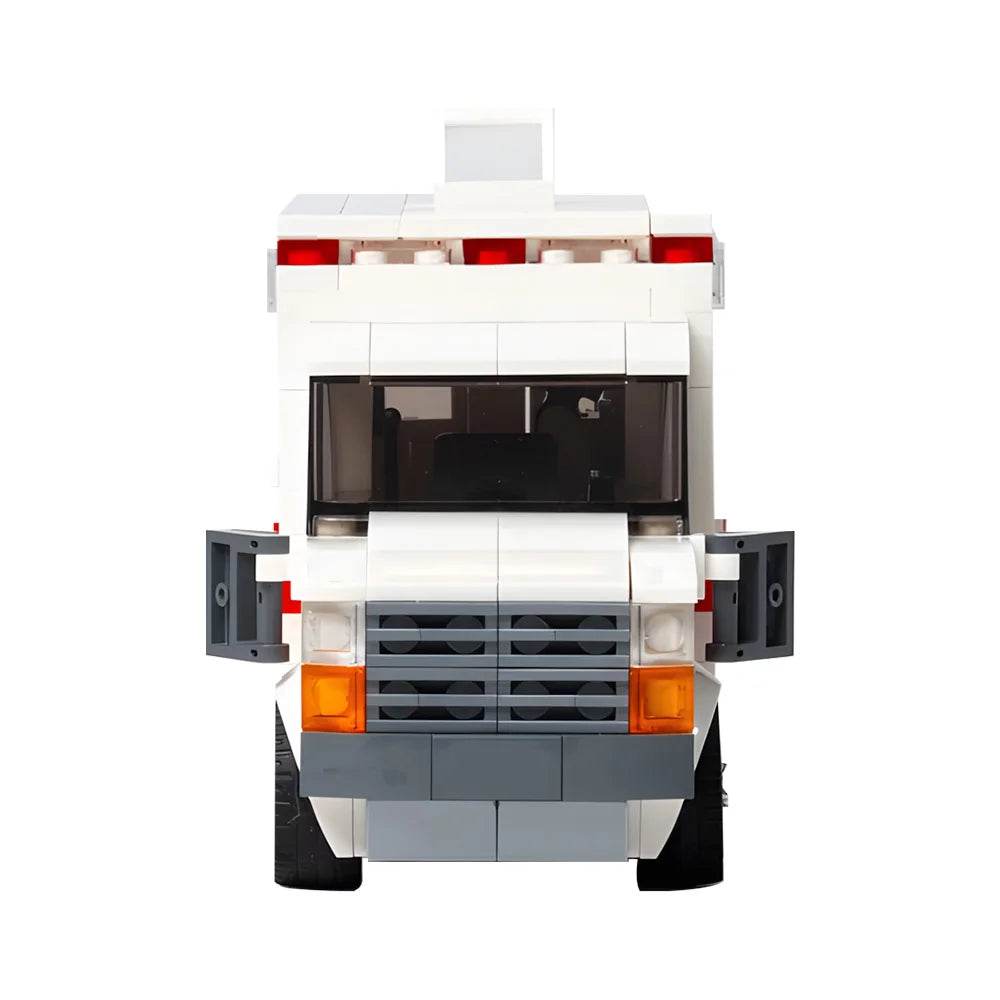 MOC Ambulance Modular Building Blocks Full Interior Doctor Nurse Building Bricks MOC - ToylandEU