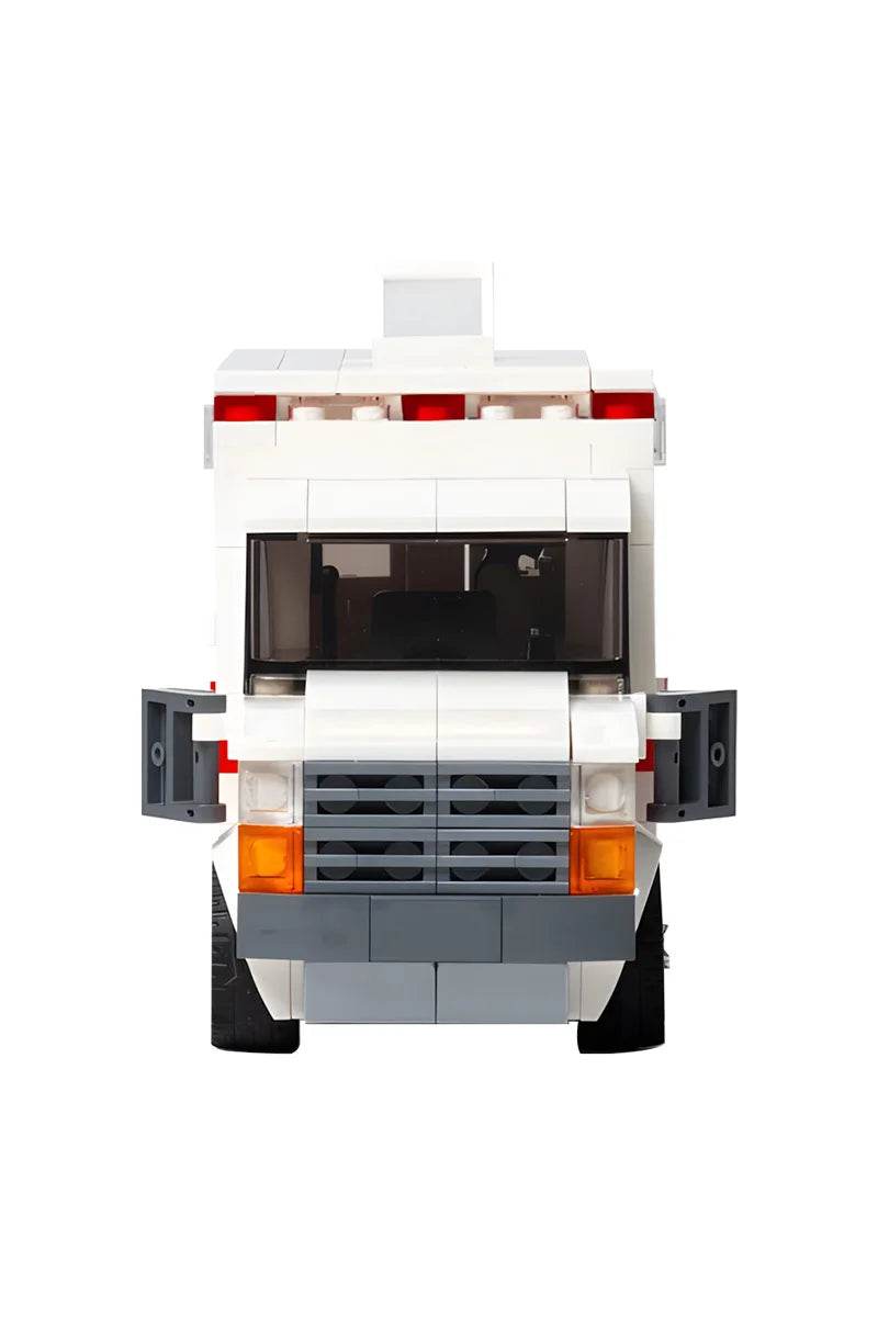 MOC Ambulance Modular Building Blocks Full Interior Doctor Nurse Building Bricks MOC - ToylandEU