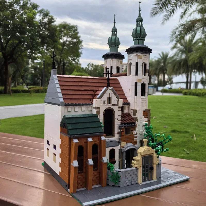 MOC Andrews Church Model MOC-124447 Medieval Street Scenery - ToylandEU