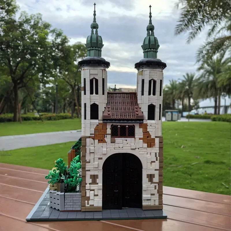 MOC Andrews Church Model MOC-124447 Medieval Street Scenery - ToylandEU