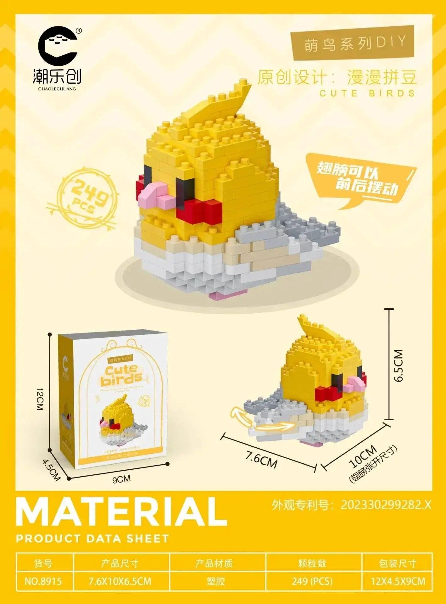  MOC Animal Bird Building Blocks Toy for Children Girls Age 8 -  ToylandEU™