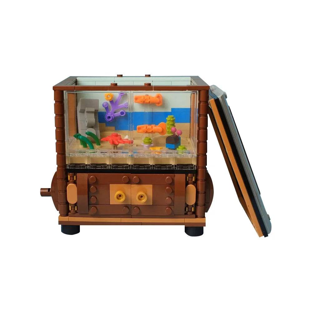 MOC Animated Aquarium Model Building Blocks Adult Gift Toy - ToylandEU