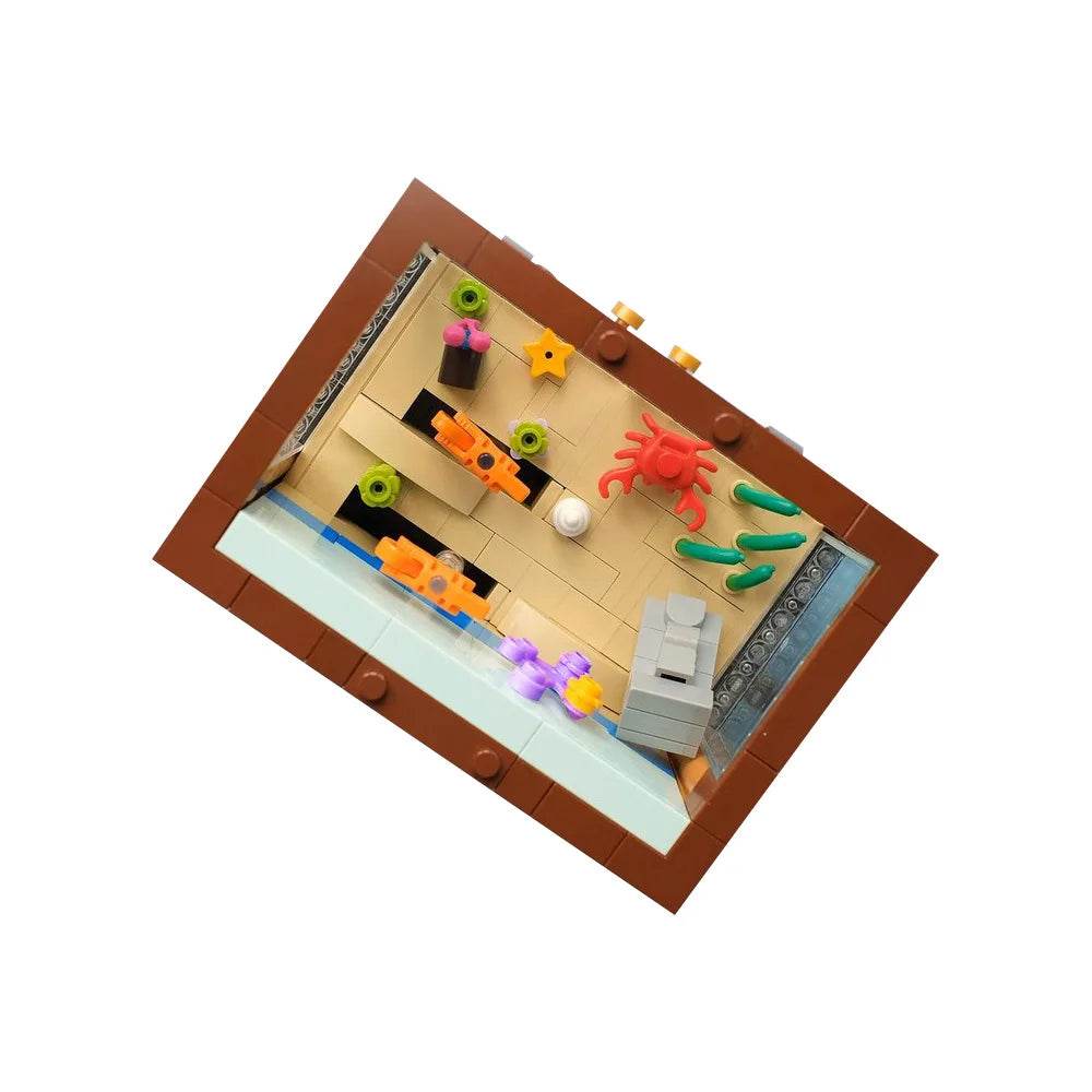 MOC Animated Aquarium Model Building Blocks Adult Gift Toy - ToylandEU