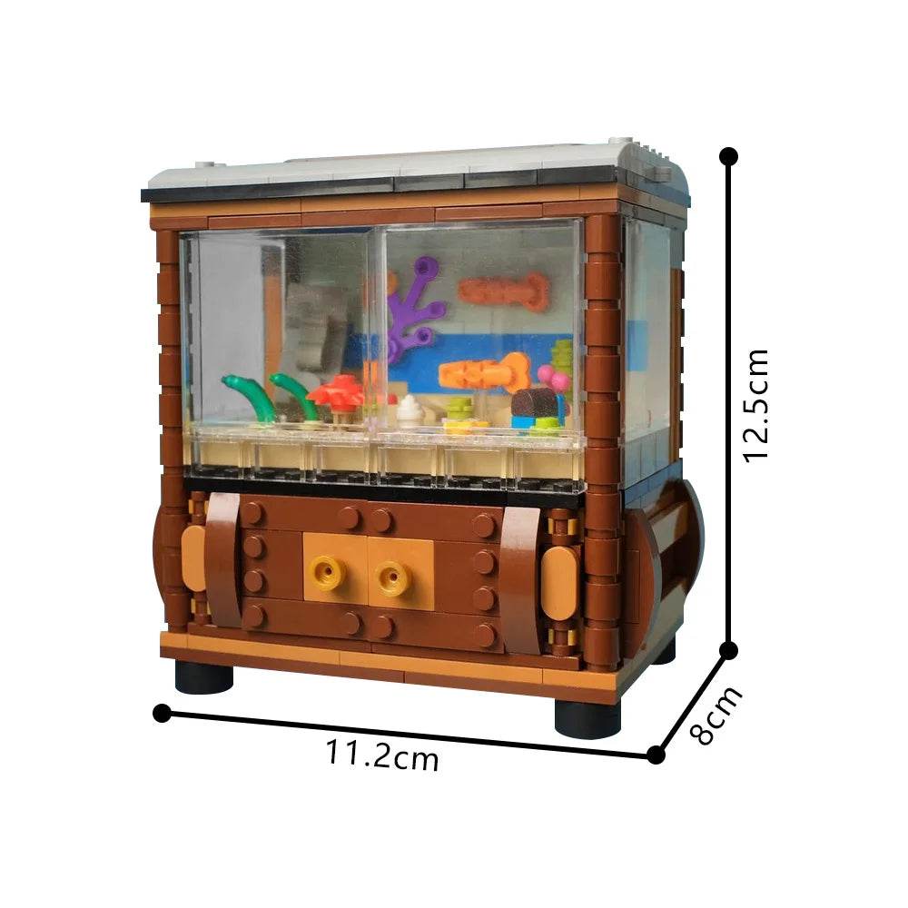 MOC Animated Aquarium Model Building Blocks Adult Gift Toy - ToylandEU
