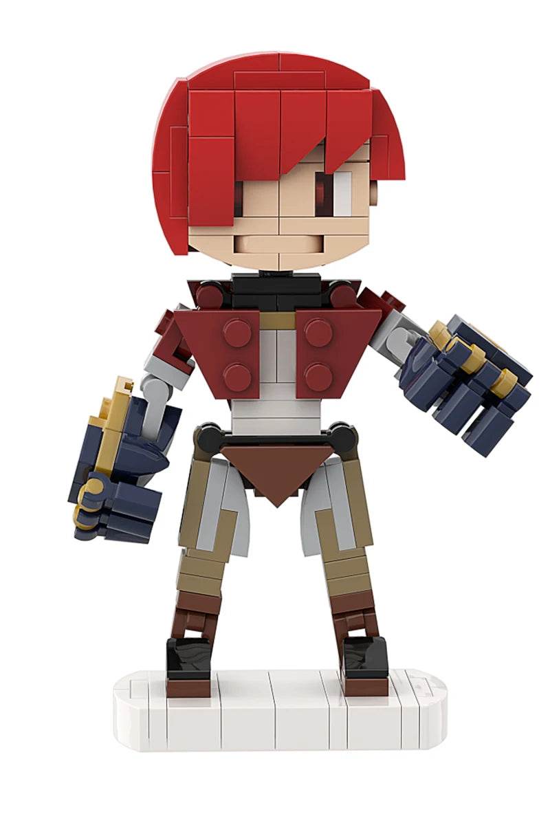 MOC Anime Arcanes Figure BrickheadZ Jayce Caitlyn Jinx Vi Gift Building Bricks MOC - ToylandEU