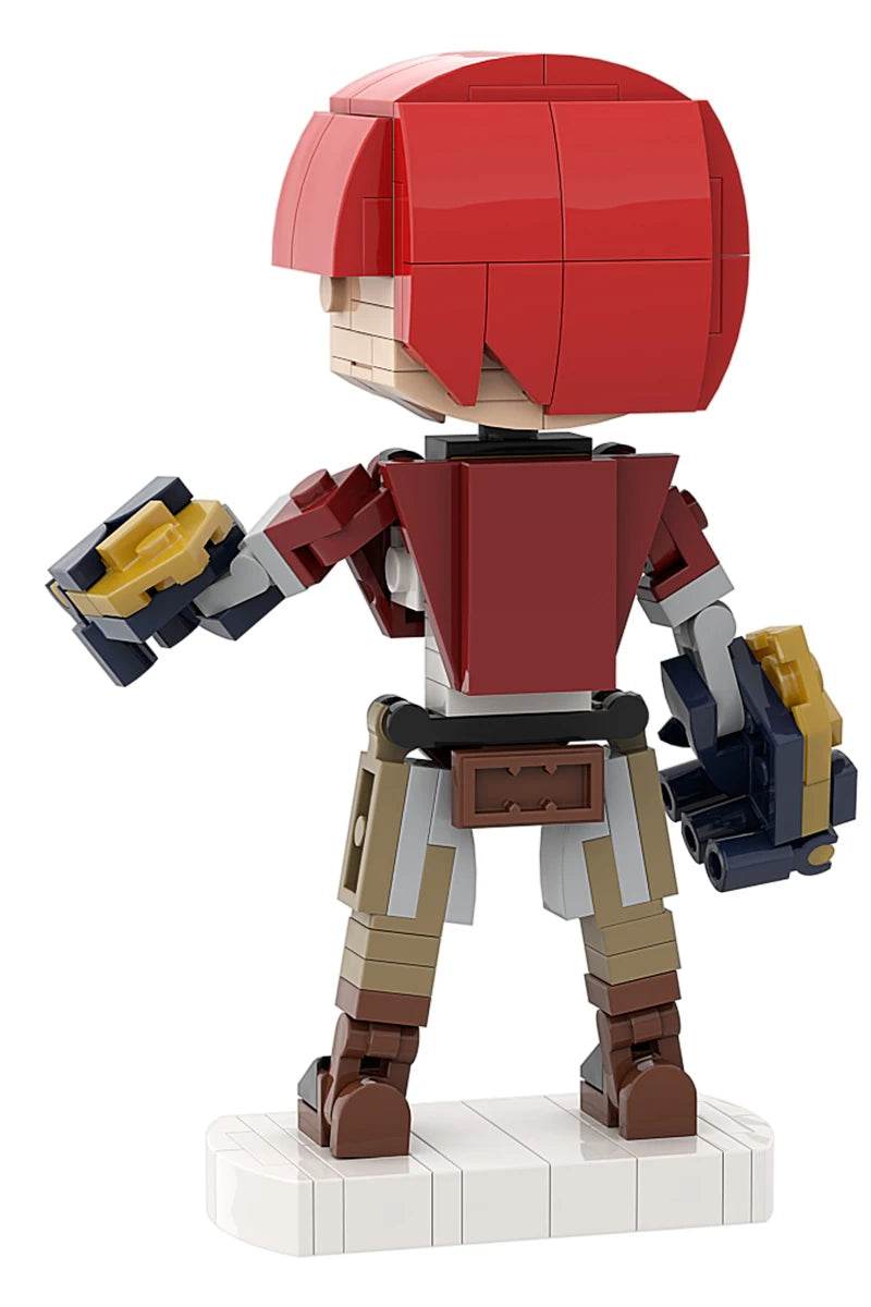 MOC Anime Arcanes Figure BrickheadZ Jayce Caitlyn Jinx Vi Gift Building Bricks MOC - ToylandEU