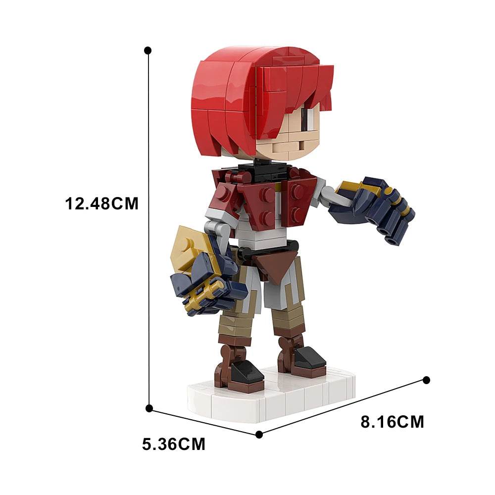 MOC Anime Arcanes Figure BrickheadZ Jayce Caitlyn Jinx Vi Gift Building Bricks MOC - ToylandEU
