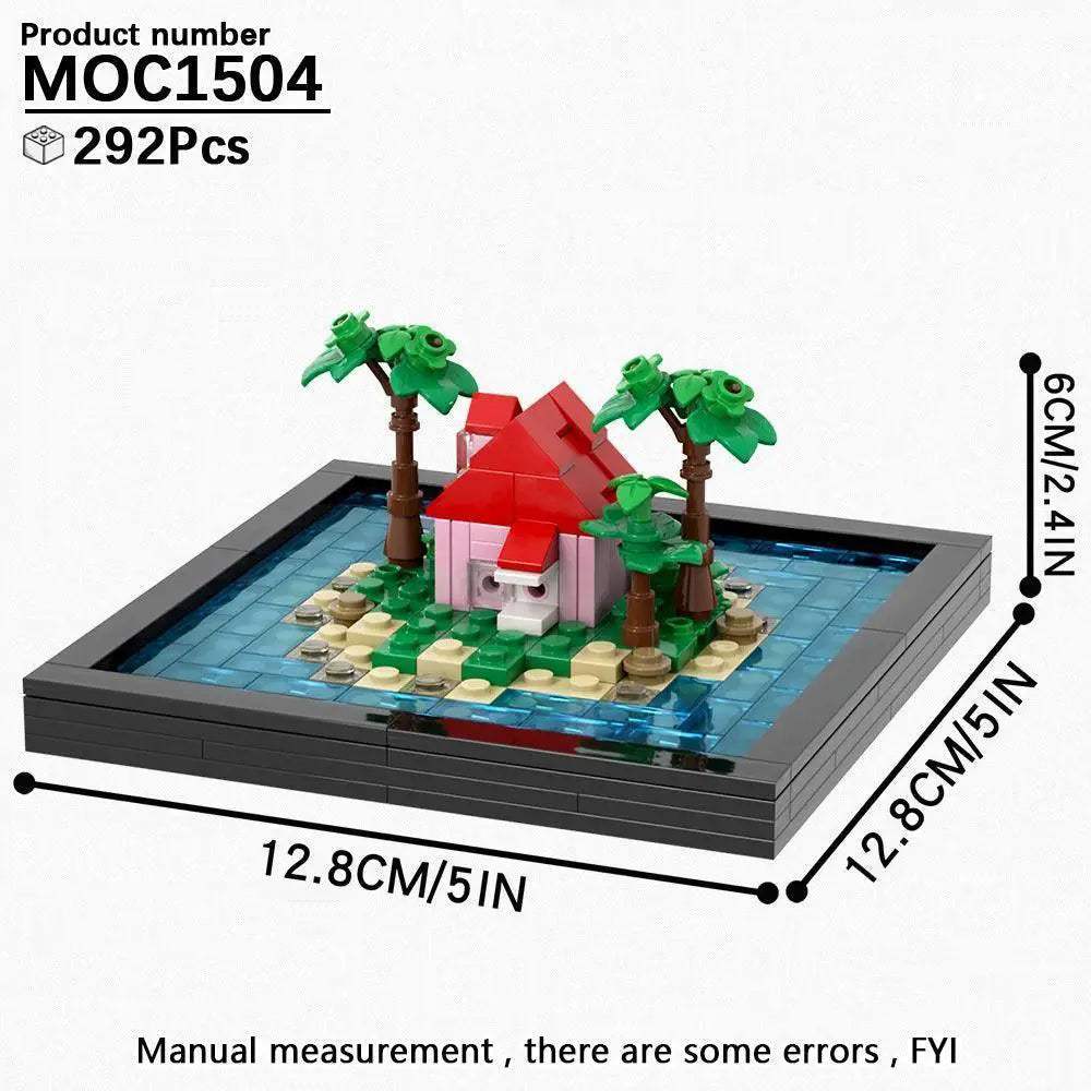 Anime BrickHeadz Dragon Diorama Building Blocks Kit Educational - ToylandEU