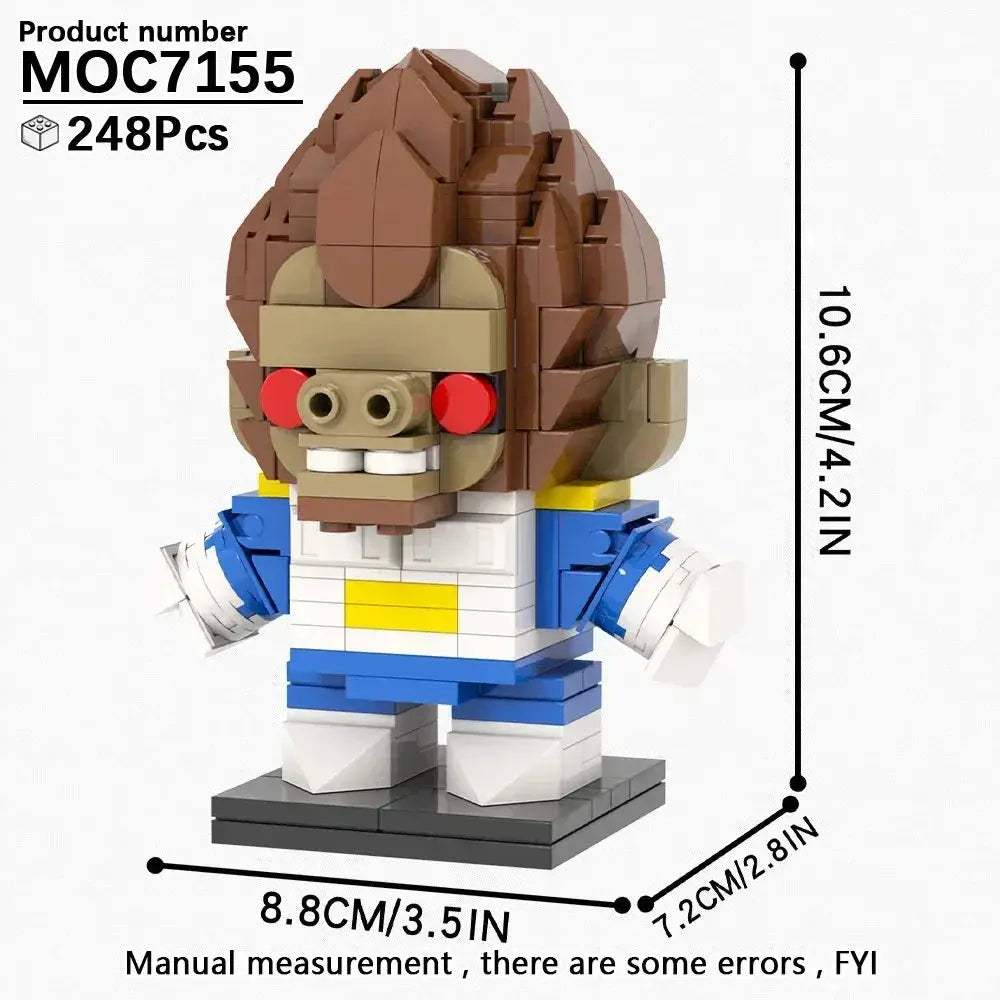Anime BrickHeadz Dragon Diorama Building Blocks Kit Educational - ToylandEU