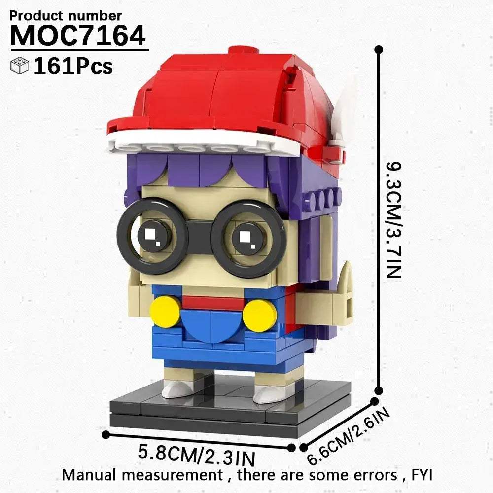 Anime BrickHeadz Dragon Diorama Building Blocks Kit Educational - ToylandEU