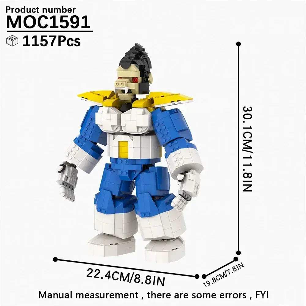 Anime BrickHeadz Dragon Diorama Building Blocks Kit Educational - ToylandEU