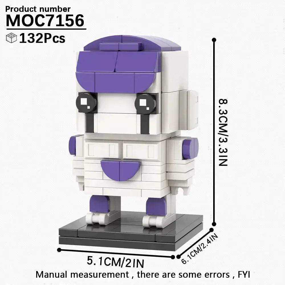 Anime BrickHeadz Dragon Diorama Building Blocks Kit Educational - ToylandEU