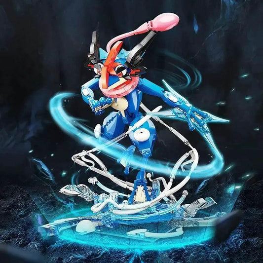  MOC Anime Cartoon Ash's Greninja Building Blocks Toys -  ToylandEU™