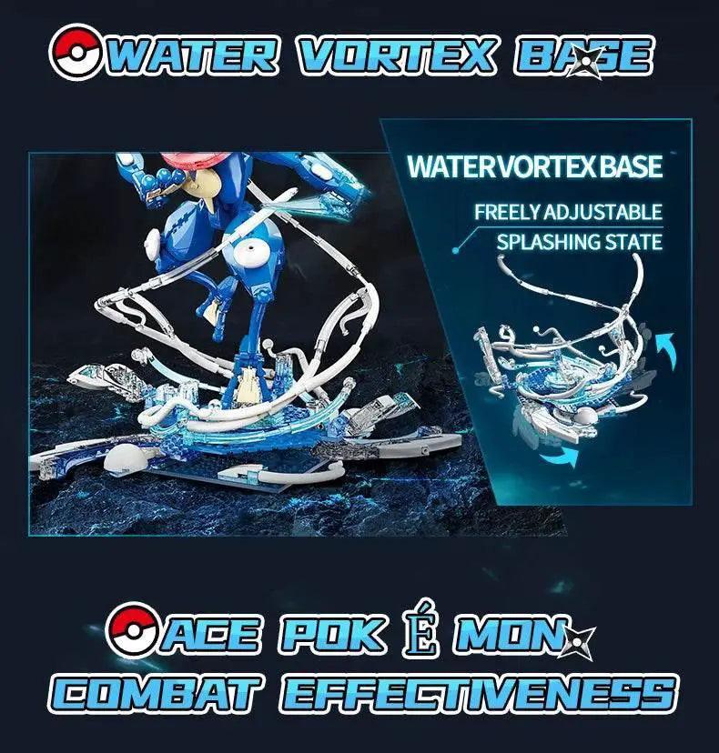  MOC Anime Cartoon Ash's Greninja Building Blocks Toys -  ToylandEU™