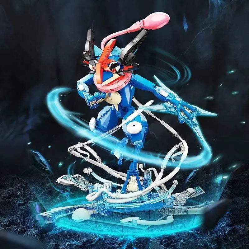 Anime Cartoon Ash's Greninja Building Blocks Toys - ToylandEU
