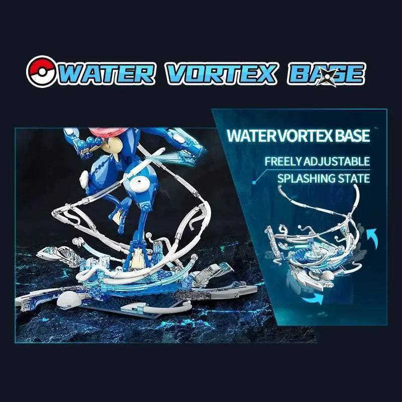 Anime Cartoon Ash's Greninja Building Blocks Toys - ToylandEU