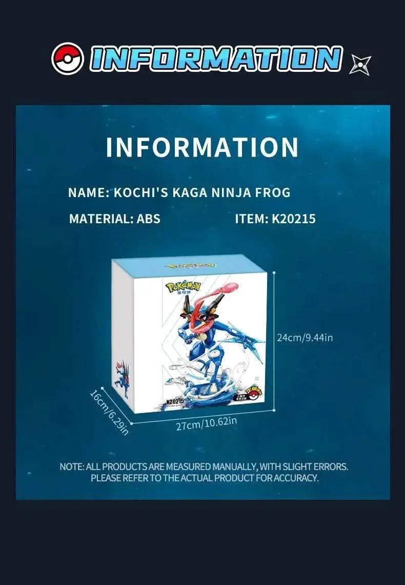Anime Cartoon Ash's Greninja Building Blocks Toys - ToylandEU