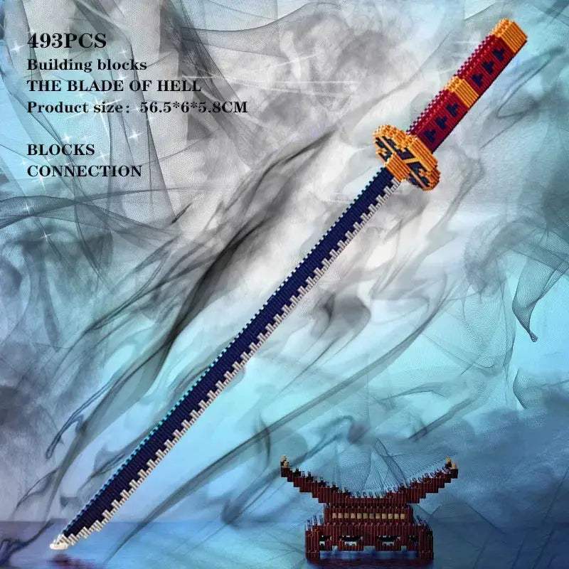 MOC Anime Katana Building Blocks Set For Collectors And Decor - ToylandEU