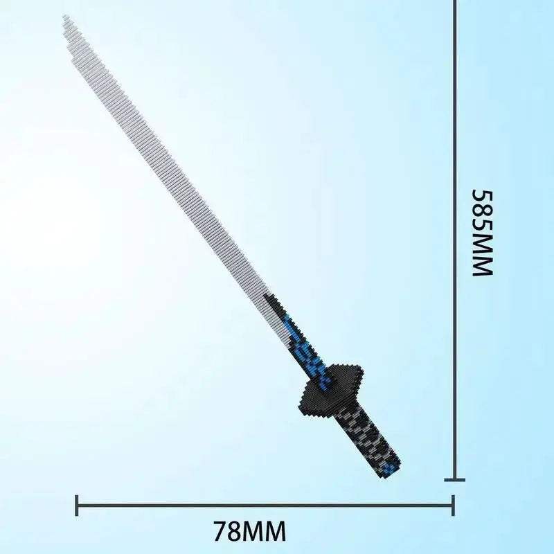 MOC Anime Katana Building Blocks Set For Collectors And Decor - ToylandEU