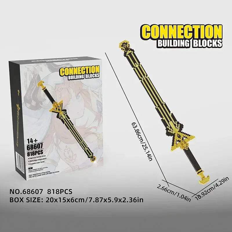 MOC Anime Katana Building Blocks Set For Collectors And Decor - ToylandEU