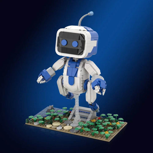 MOC Astro Bot Model Building Blocks Cosmic Adventure Game Building Bricks MOC - ToylandEU