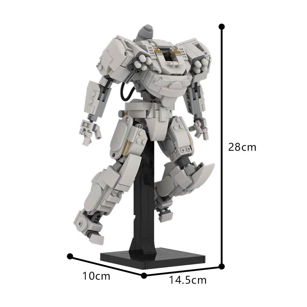MOC Astronaut Mech Suit Model Building Blocks Building Bricks MOC Gift - ToylandEU