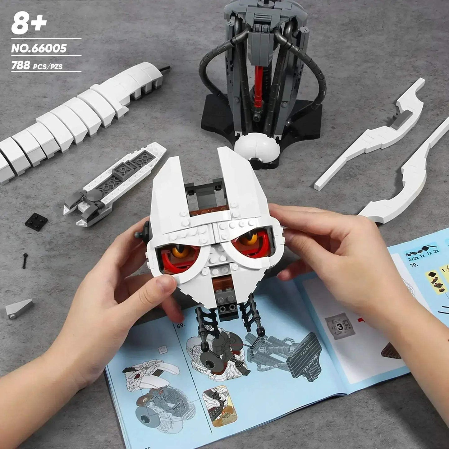 Authentic General Grievous Helmet Building Blocks Set for Adults - ToylandEU