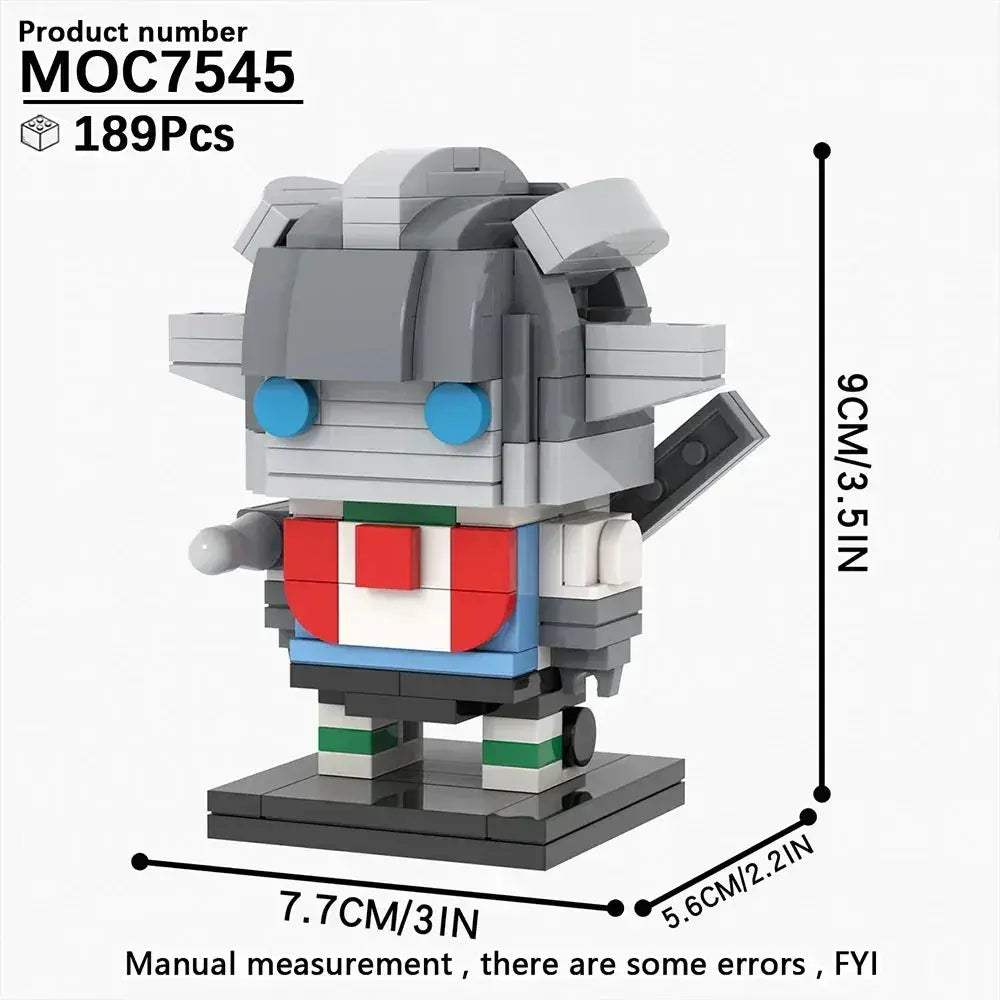 Autobots BrickHeadzed Educational Building Blocks Set For Kids - ToylandEU