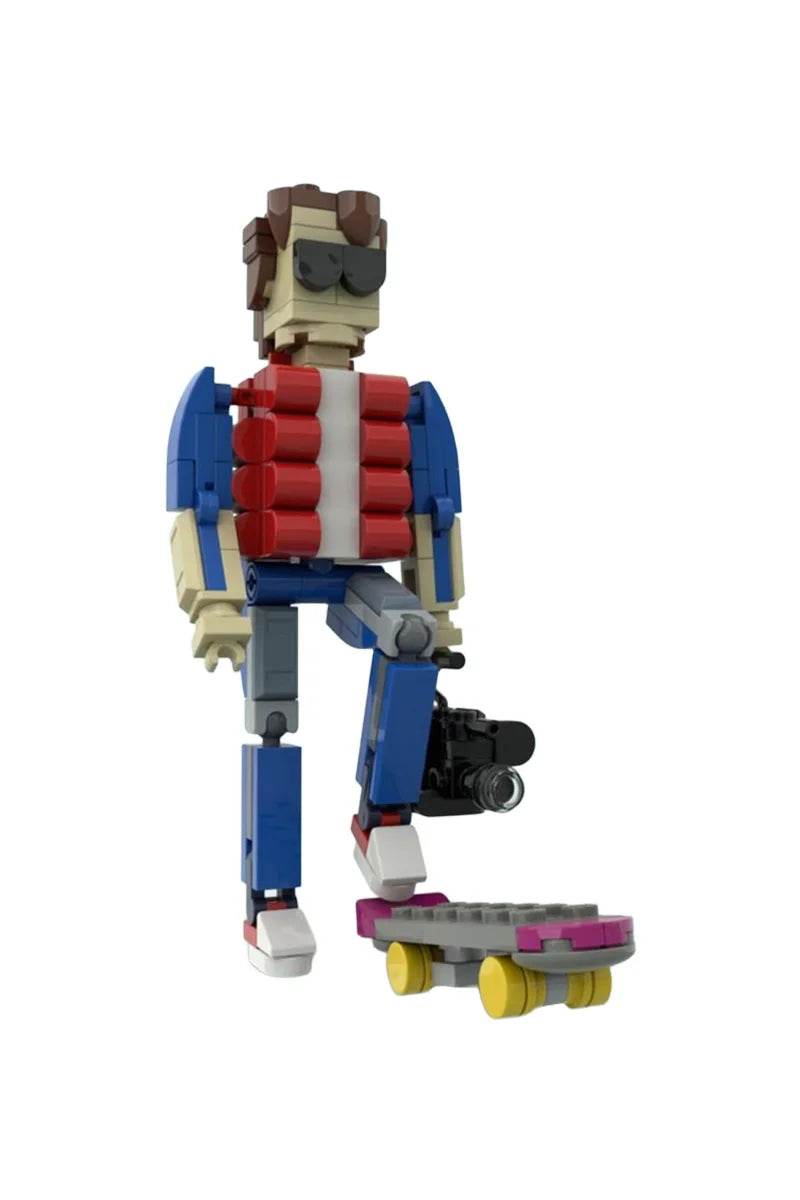 MOC Backed To The Future Action Figure Model Building Blocks Building Bricks MOC - ToylandEU